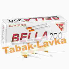 Сигаретные гильзы Bella - 20мм Filter Plus (200 шт.)