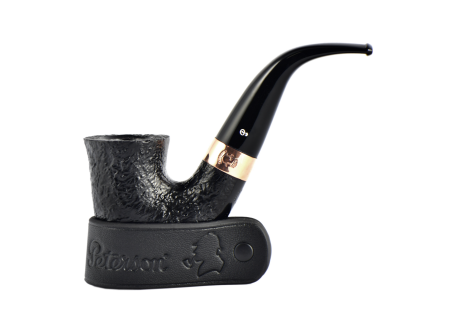 Трубка Peterson Christmas 2021 Sherlock Holmes - Sandblast - Original (фильтр 9 мм)