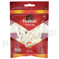 Фильтры для самокруток 6мм FireBox Slim (100 шт)