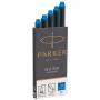 Картридж PARKER - Quink Z11 - Синие смывающиеся для перьевых ручек (CW1950383) - 5 шт