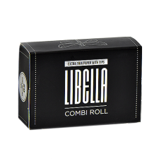 Бумага самокруточная Libella - Extra Thin Black - Combi Roll