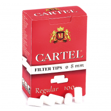 УЦЕНЕННЫЕ Фильтры для самокруток 8мм Cartel (100 шт) В коробке