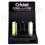 Зажигалка Cricket De Luxe (заправляемая) Gold