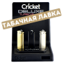 Зажигалка Cricket De Luxe (заправляемая) Black