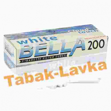 Сигаретные гильзы Bella - 20мм Filter Plus WHITE (200 шт.)