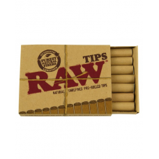 Бумажные фильтры RAW (Готовые) 7,5 мм - PRE-Rolled WIDE TIPS (21 шт)