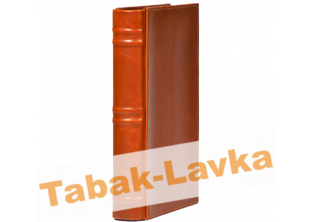Хьюмидор Дорожный Книга Lubinski на 10 сигар арт. Q123А Коричневая Кожа
