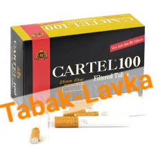 Сигаретные гильзы Cartel - 25 mm filter (100 штук)