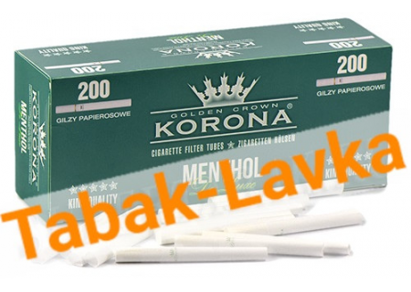 Сигаретные гильзы Korona Menthol De Luxe (200 шт.)