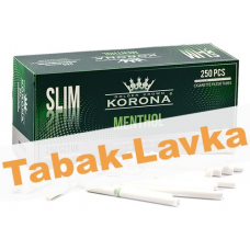 Сигаретные гильзы Korona - Slim Menthol (250 шт.)