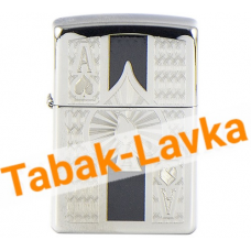 Зажигалка Zippo 24196 - Ace - High Polish Chrome