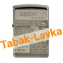 Зажигалка Zippo 49049 - Newsprint Design - Black Ice®