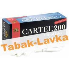 Сигаретные гильзы Cartel - 25 mm filter WHITE (200 шт.)