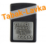 Зажигалка Zippo 363 Black Crackle™ - Emblem ZippoZippoZippo