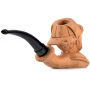 Трубка глиняная Parol - Арт. P50005 - Sherlock Nat (фильтр 9 мм)