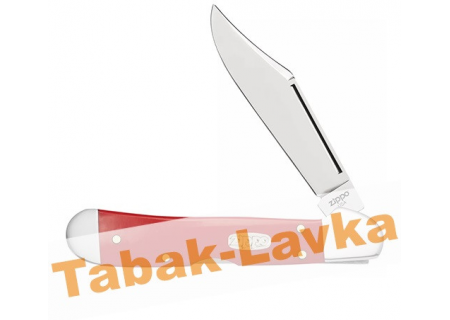 Нож перочинный Zippo - Red Synthetic Smooth Mini Copperlock + Зажигалка (50530_207)