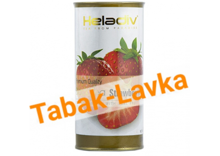 Чай Heladiv Черный - Strawberry (банка 100гр)