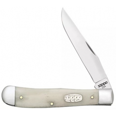 Нож перочинный Zippo - Smooth Natural Bone Trapper + Зажигалка (50545_207)