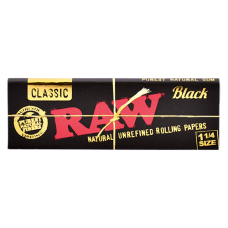 Бумага самокруточная RAW -  Classic BLACK 1,25 - 78мм  (50 шт)
