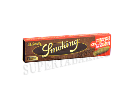 Бумага самокруточная Smoking King Size - Brown + FILTER TIPS (33 шт)
