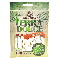 Фильтры для самокруток 6мм Terra Dolce Slim - Cellulose (120 шт)