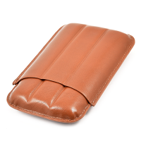 Футляр для 3 сигар Robusto Ave - Арт. T105 (Cognac)