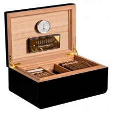 Хьюмидор для сигар Adorini - Carrara Black Deluxe (75 сигар)