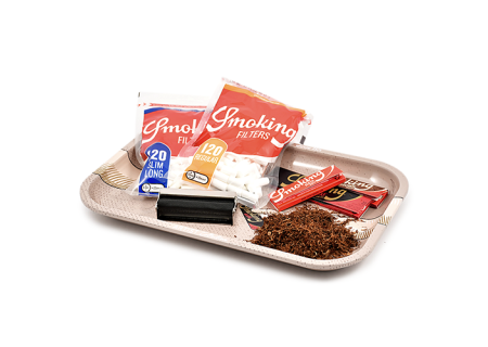 Лоток металлический для самокруток Smoking (в ассортименте)