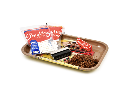 Лоток металлический для самокруток Smoking (в ассортименте)