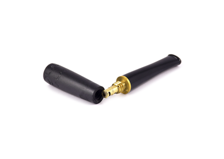 Мундштук Pipsan Wild Rose Wood - Short - King Size 7,5 mm (Black)