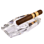 Пепельница сигарная Aficionado на 2 сигары - Hexagon Crystal
