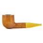 Трубка Savinelli - Mini Smooth Yellow Stem - 128 (фильтр 9 мм)